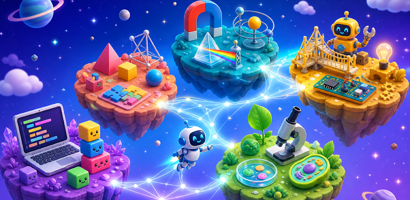 BuddyQuest STEM app showcase artwork