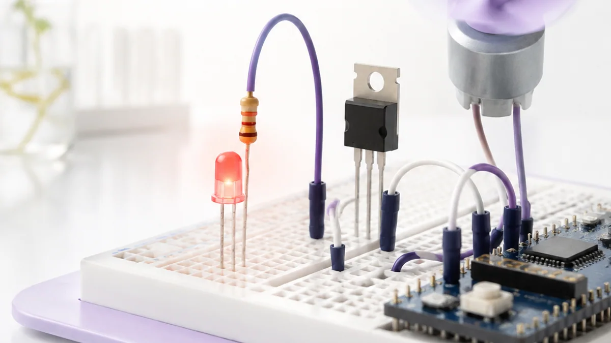 Visual explanation of components shape signals for Electronics for Beginners: Voltage, Current, Resistance and Measurement